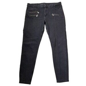 Yessica Skinny Jeans Washed Black Eur 46 US Large 16